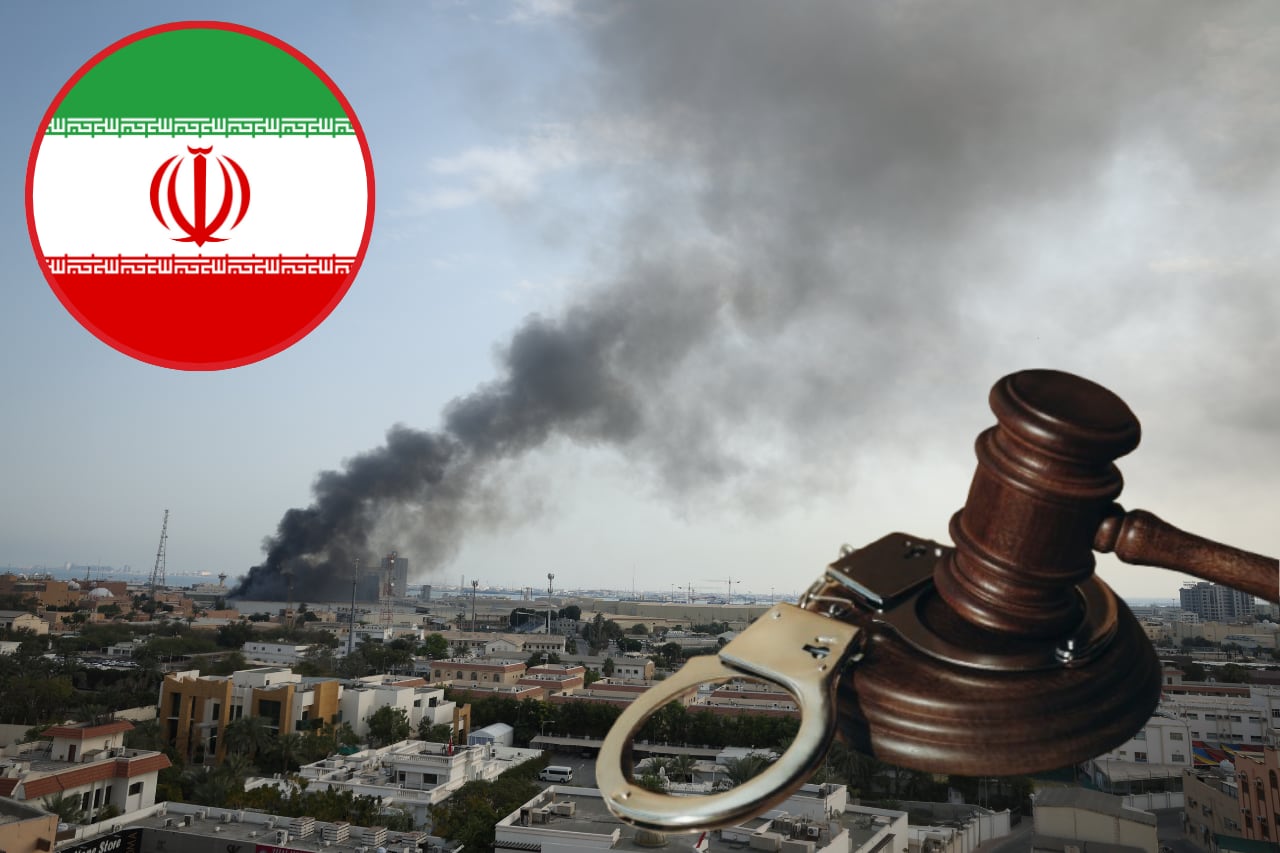 Imagen de referencia: Guerra, juez y bandera de Irán: Getty Images.