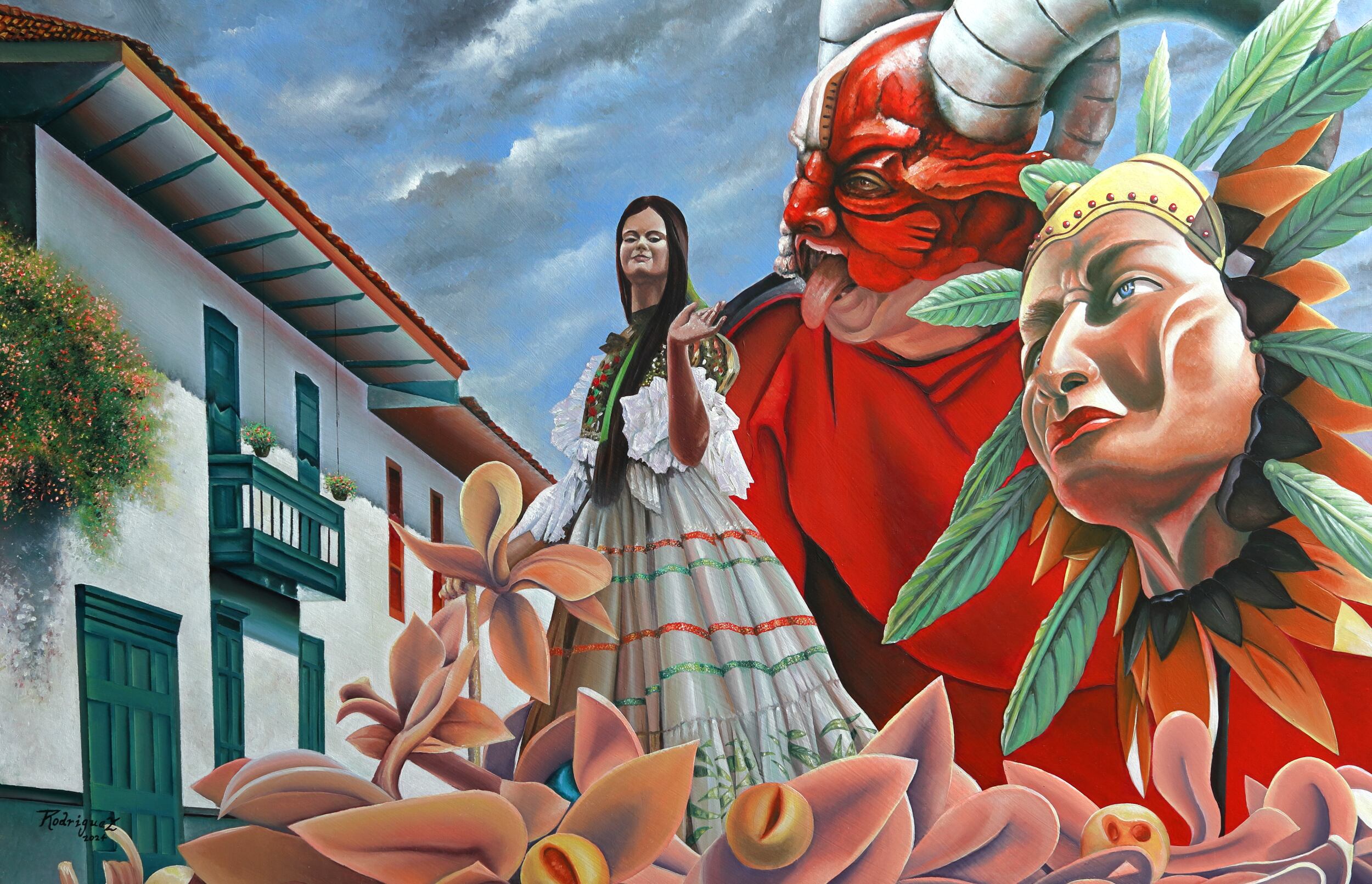 Fotografía suministrada: Salamina Bicentenaria - Fundación Bat Colombia