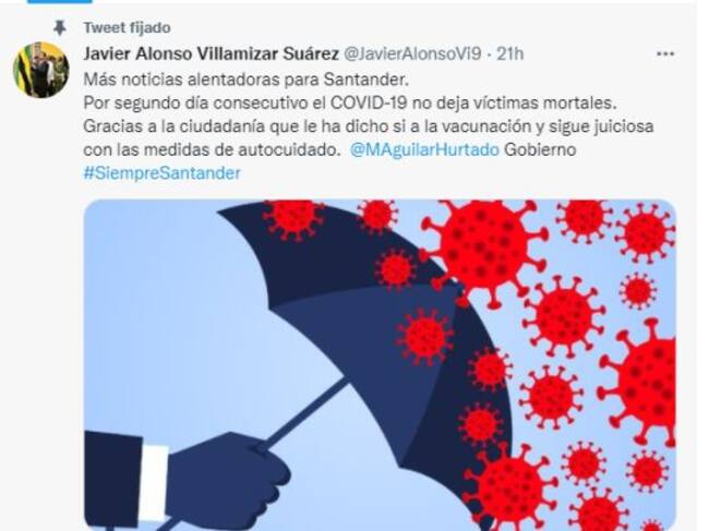 Registro de casos de Covid en Santander