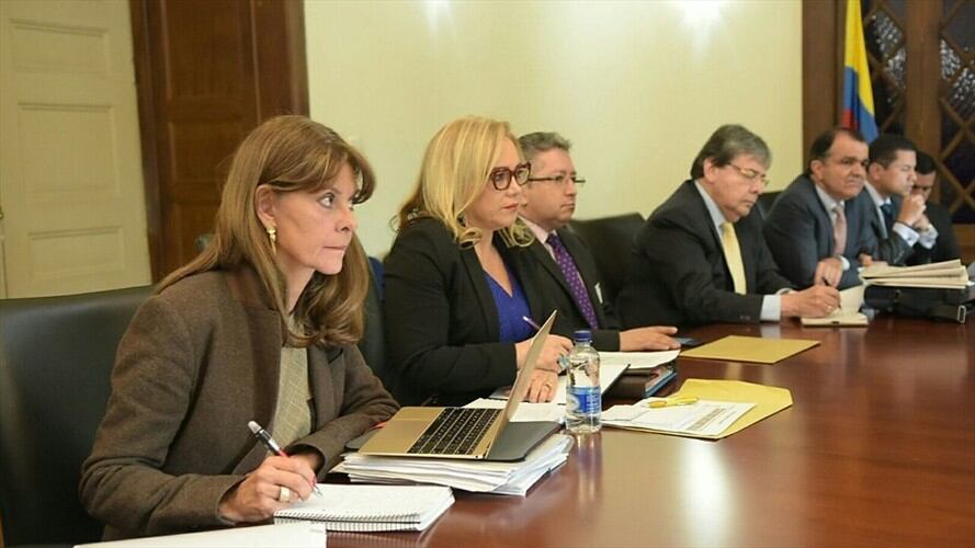 Voceros del 'No y Gobierno. Foto: Colprensa