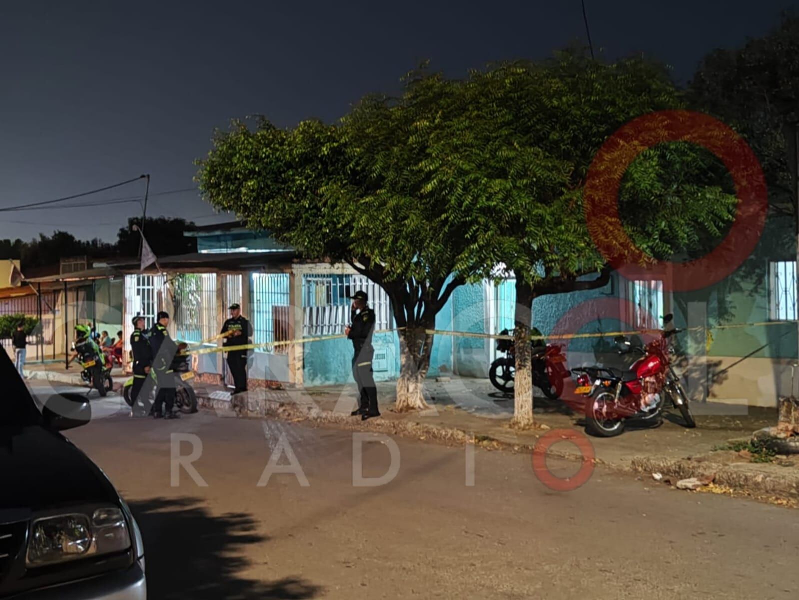 Ataque sicarial en el municipio de Villa del Rosario / Foto: Cortesía