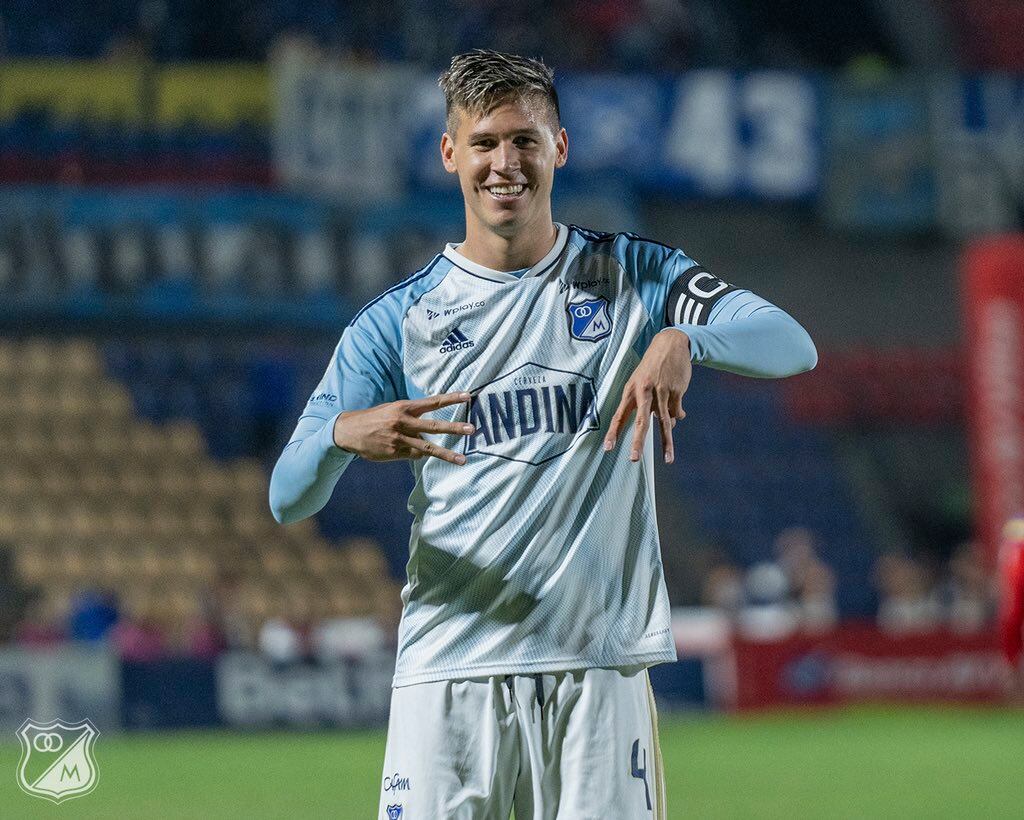 Juan Pablo Vargas, defensor y capitán de Millonarios / @MillosFCoficial