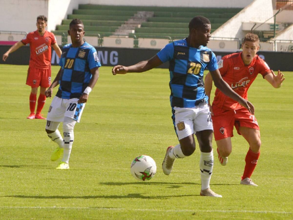Clásico en tablas en Tunja, Patriotas y Chicó igualaron 1-1