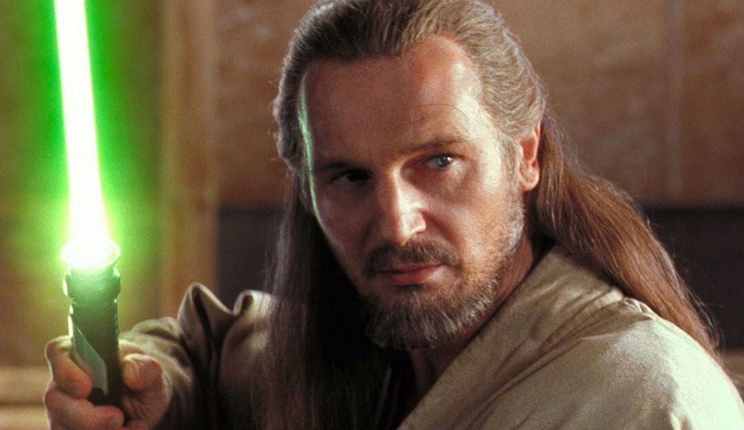 El maestro jedi Qui-Gon Jinn, protagonista del episodio l de Star Wars