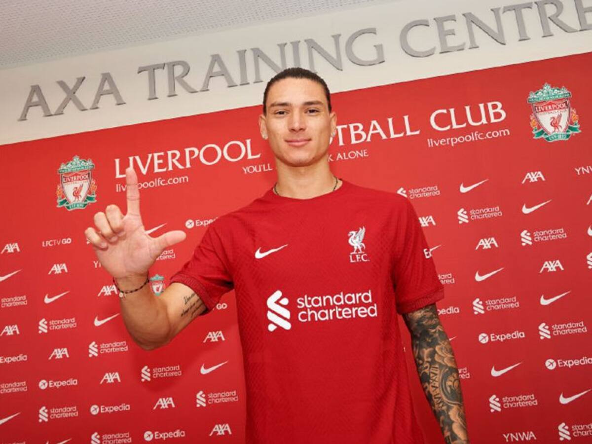 Darwin Núñez, ansioso por jugar con "grandes jugadores" como Díaz y Salah