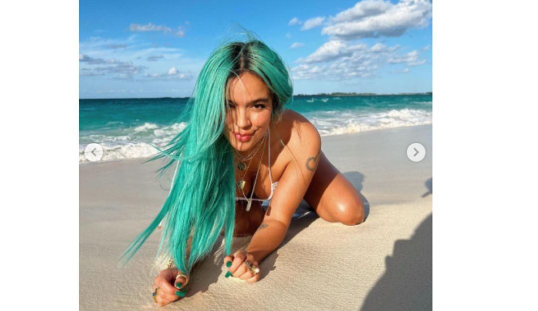 Karol G, artista colombiana. 