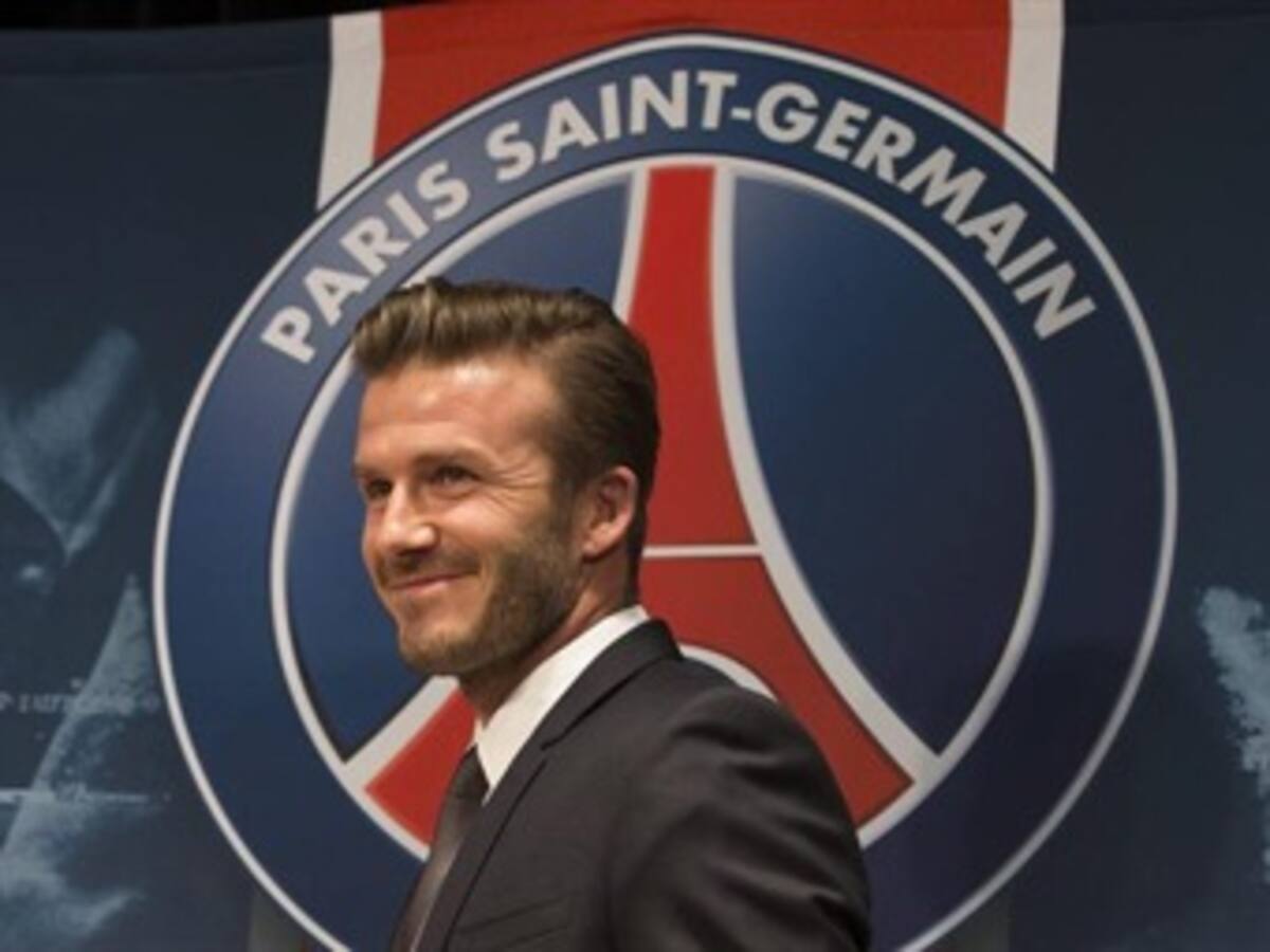 David Beckham es nuevo jugador del Paris Saint Germain