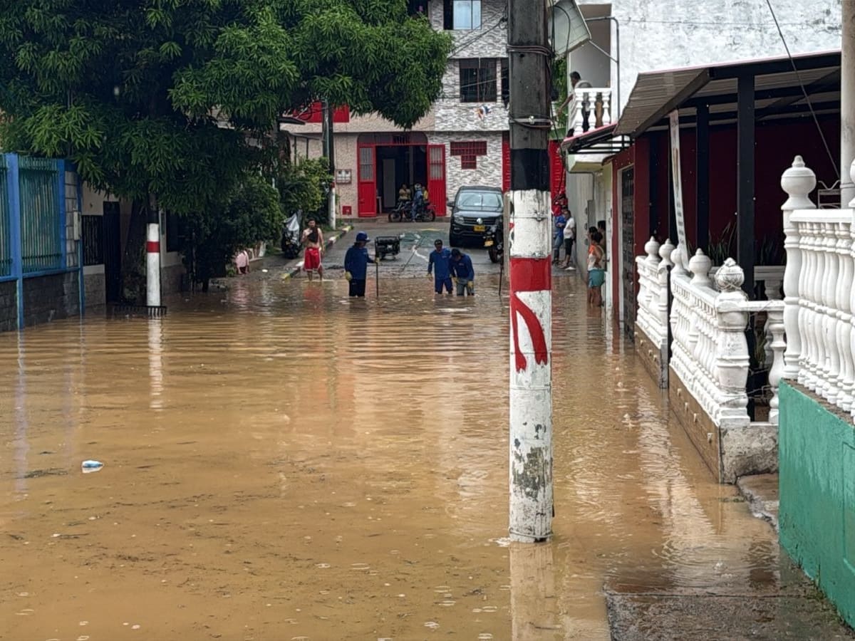 Fuertes lluvias causan inundaciones, derrumbes y caída de árboles en Melgar