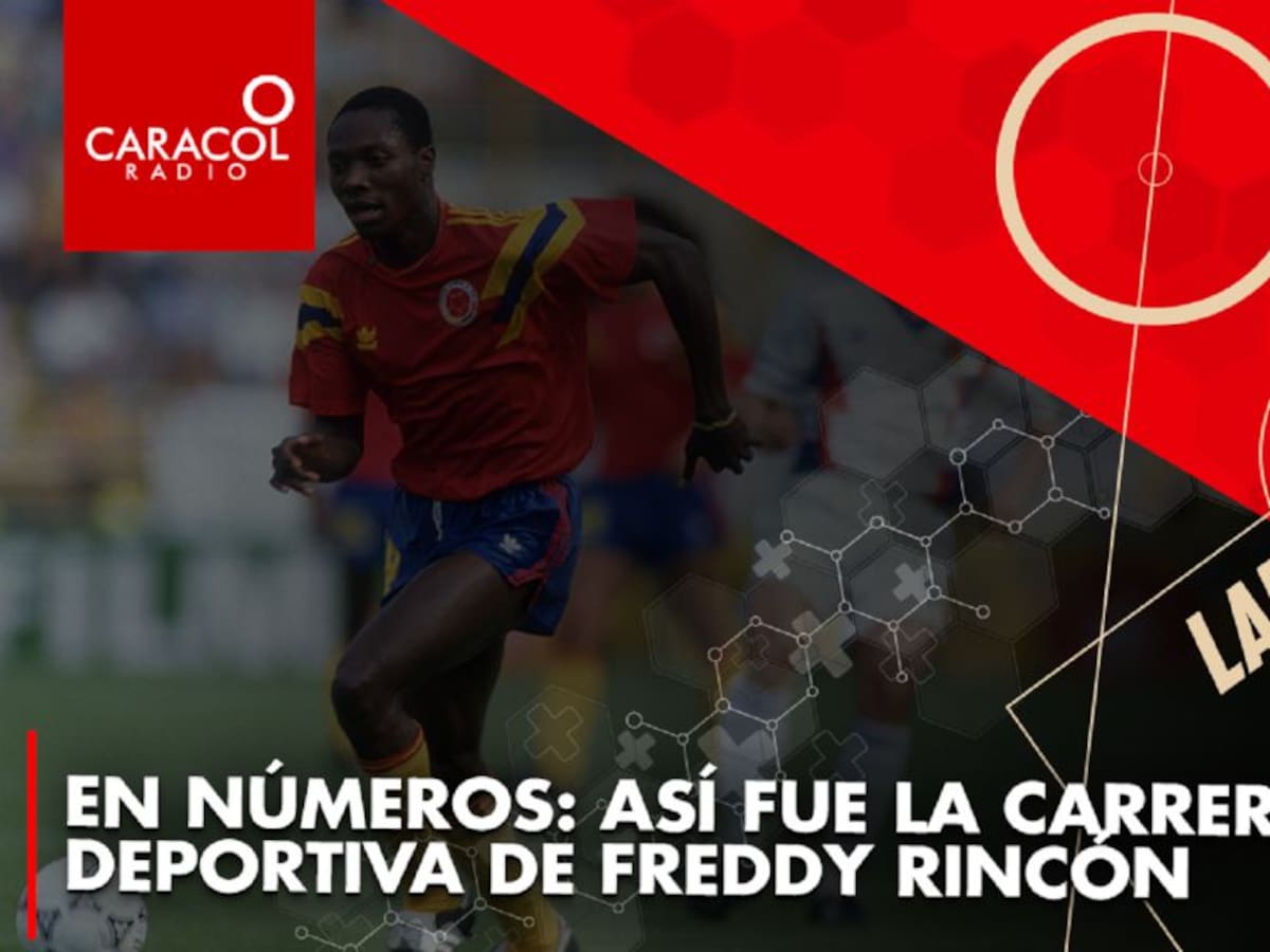 En números: Así fue la carrera deportiva de Freddy Rincón