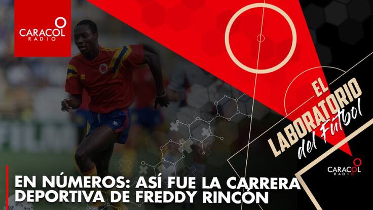 En números: Así fue la carrera deportiva de Freddy Rincón