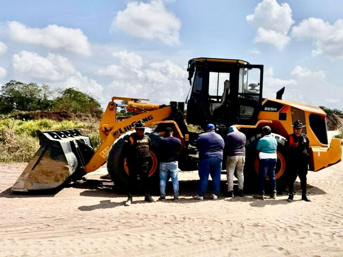 Capturan a cuatro personas por presunta minería ilegal en zona rural de Santo Tomás, Atlántico