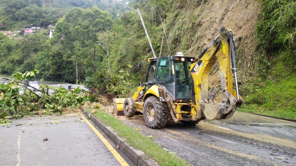 Deslizamiento en la vía Panamericana