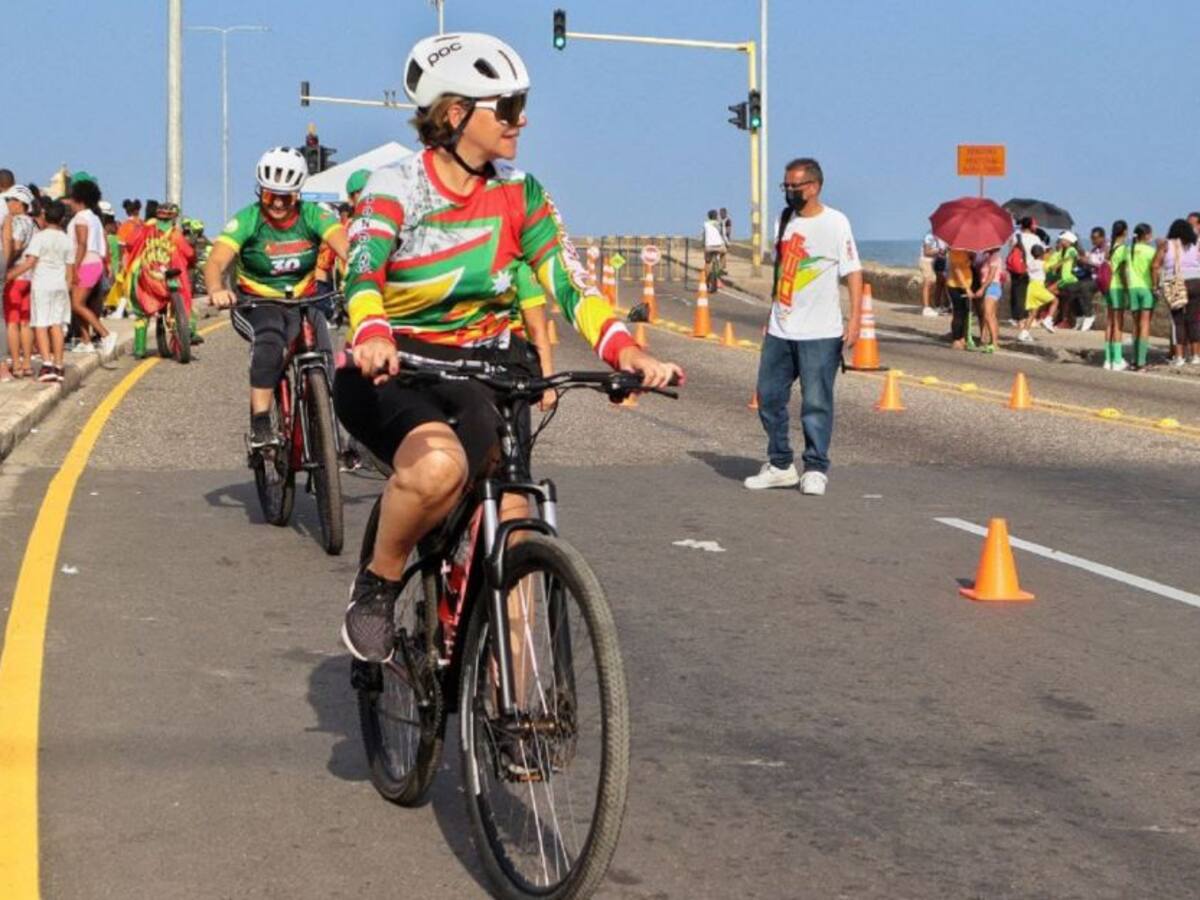 Ciclovía en Cartagena por la Av. Pedro de Heredia este 5 de junio
