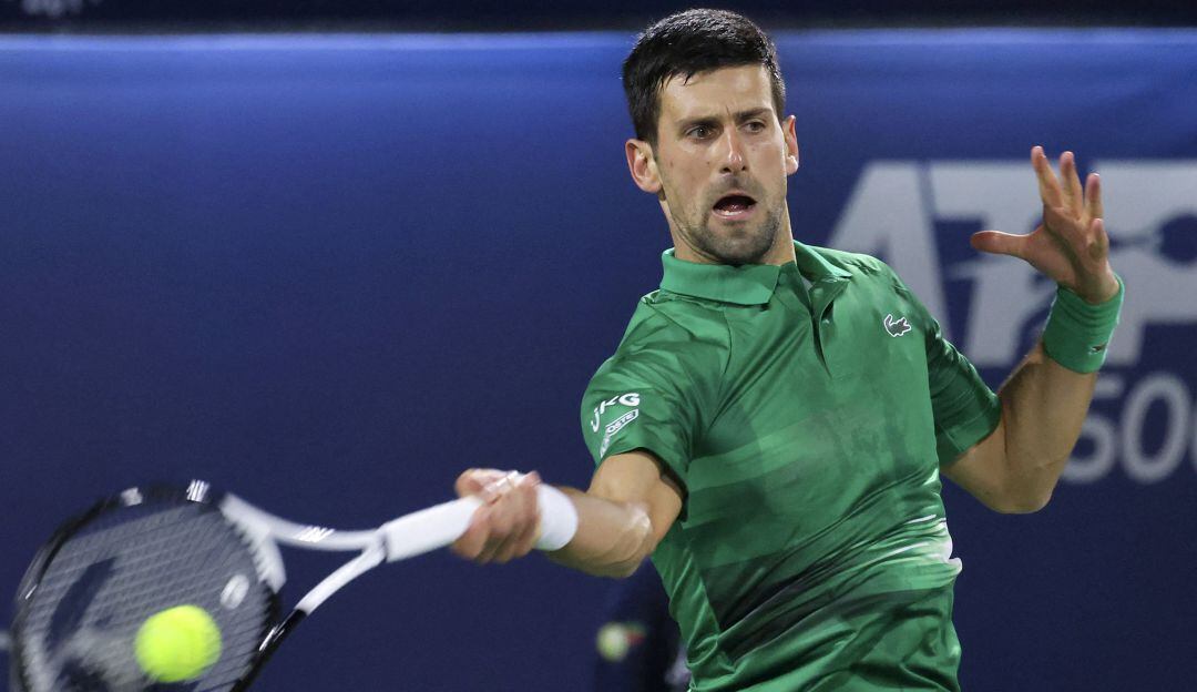 Novak Djokovic en Dubái 2022