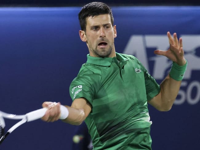 Novak Djokovic en Dubái 2022