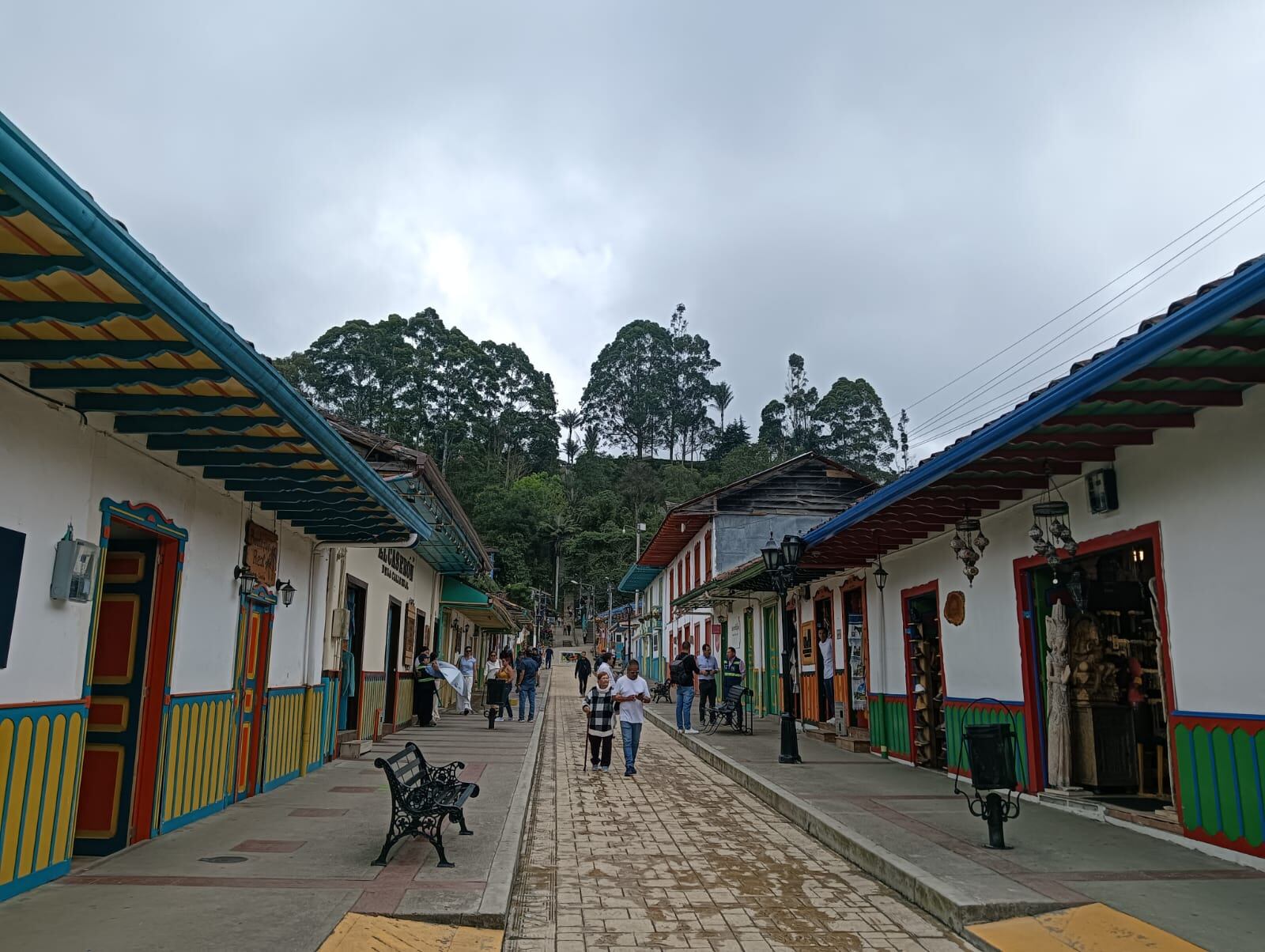 Calle Real de Salento, Quindío. Foto: Adrián Trejos