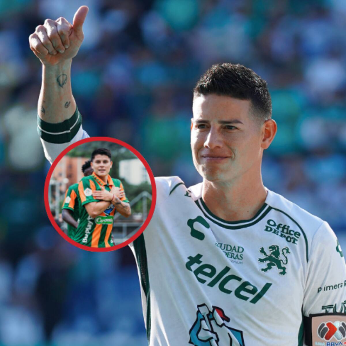 Joven promesa de la Liga colombiana es nuevo compañero de James Rodríguez en León de México