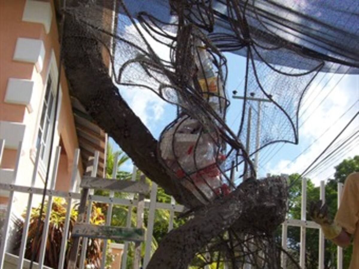 Escultura genera polémica en la isla de Providencia