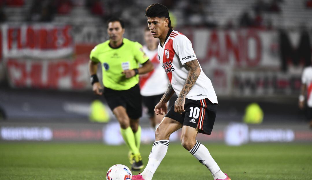 Jorge Carrascal en River Plate en 2022