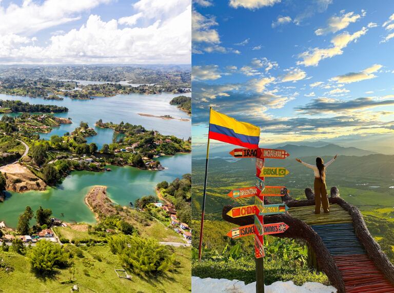 Paisajes naturales de Colombia / Mirador ubicado en el Huila (Getty Images / Instagram: @lamanodelgigante_)