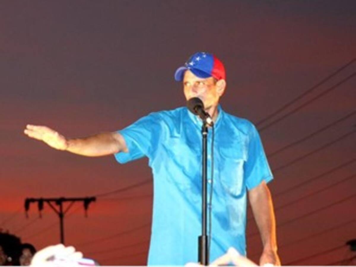 "No somos la oposición, somos la solución": Capriles