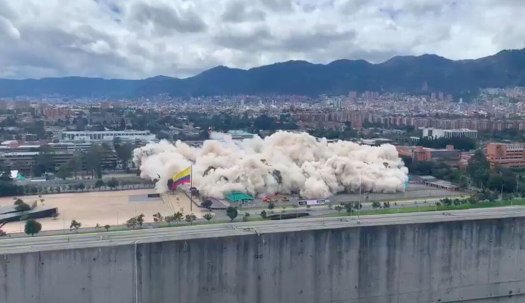 Demolición del antiguo MinDefensa