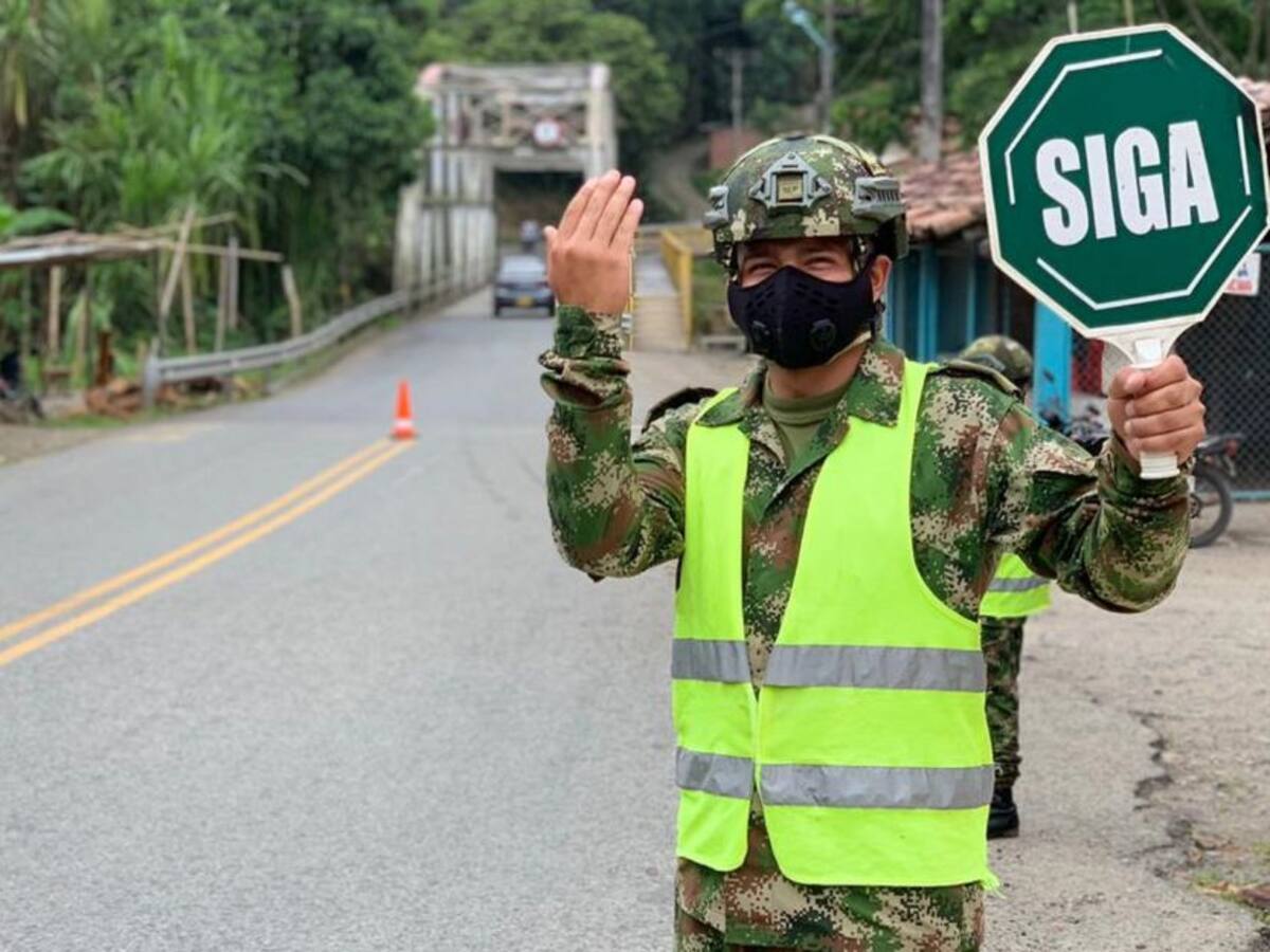 Vigilancia especial en la vía La Línea para garantizar la movilidad segura