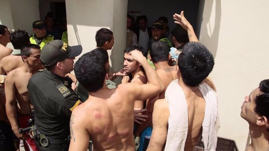 Motín en Apartadó. Foto: Prensa Personería// Referencial