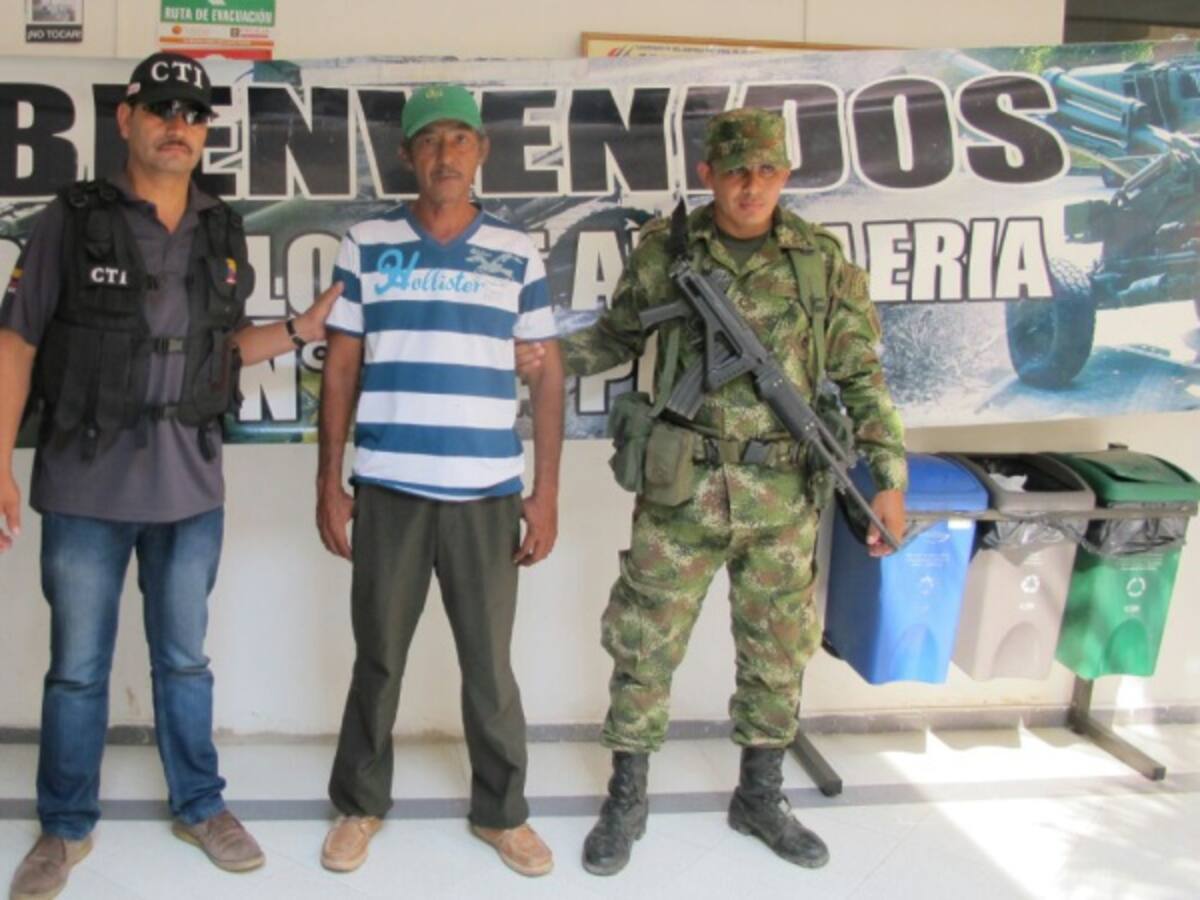 Capturado por desaparición forzada de funcionarios del CTI en Cesar