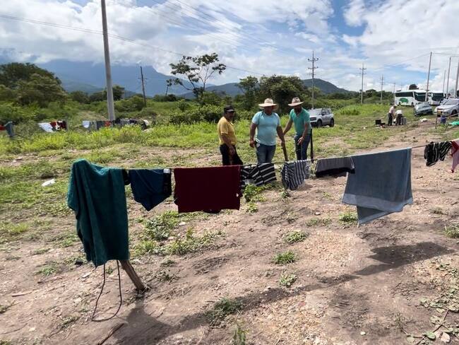 Paro campesino en Norte de Santander. / Foto: Caracol Radio Cúcuta.