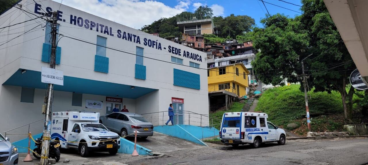 Hospital Departamental Santa Sofía, sede corregimiento Arauca (Caldas). Foto suministrada.