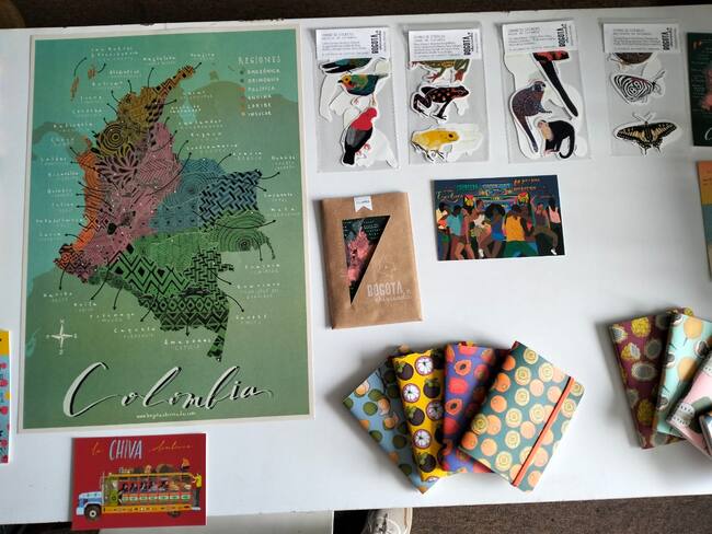 Productos del emprendimiento "Bogotá Chirriada".