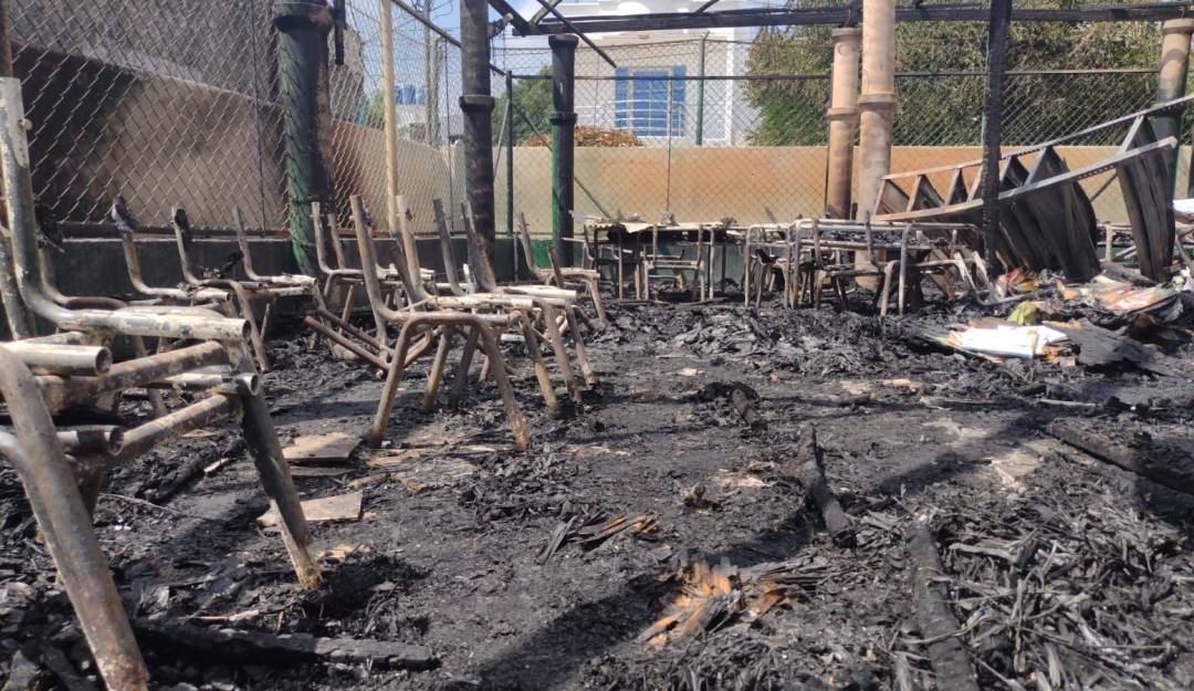 Las pérdidas por el incendio están avaluadas en más de 150 millones de pesos. Foto: Caracol Radio.