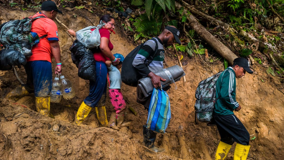Migrantes que han cruzado el Darién en lo que va de 2023 superaron el récord de todo 2022