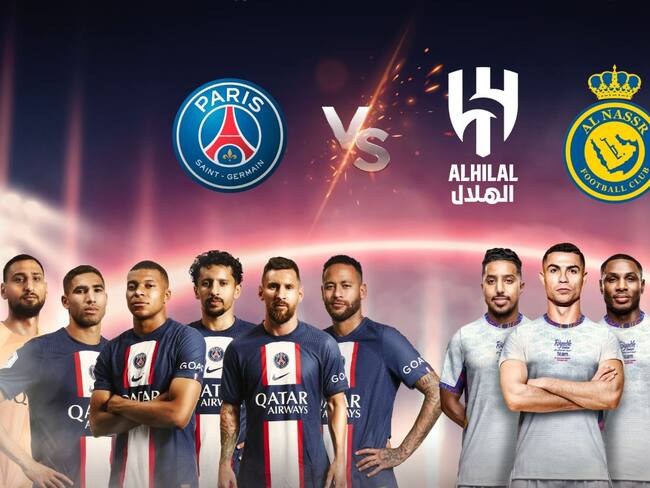 Duelo amistoso entre Lionel Messi y Cristiano Ronaldo / PSG