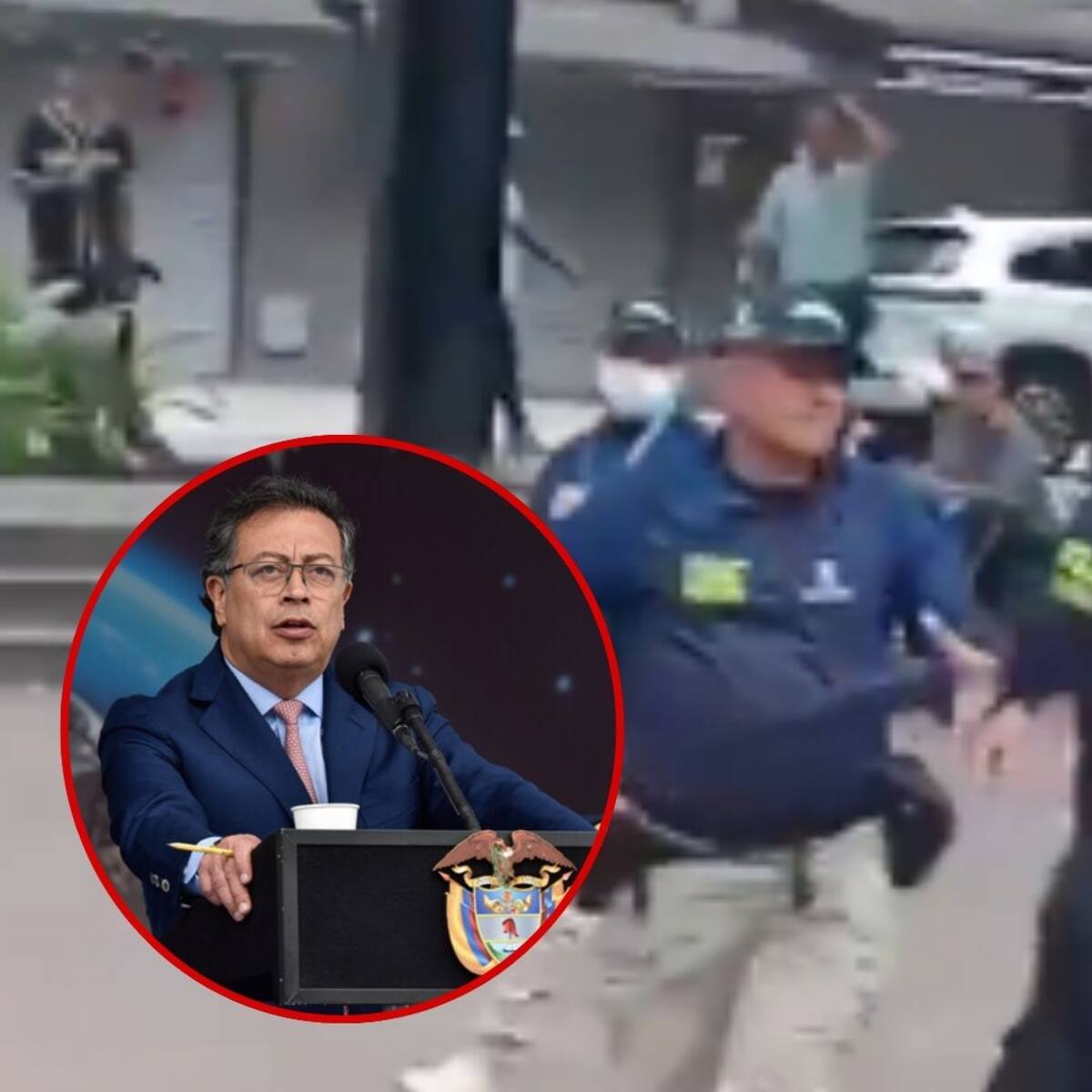 Petro por gestores de convivencia en Medellín: “Ordeno a Policía no permitir violación de derechos”