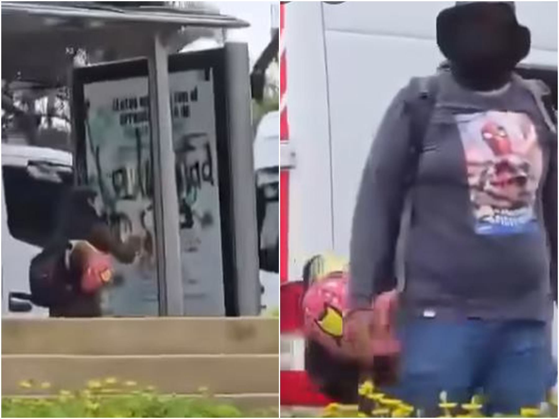 Daño a paraderos de Ibagué