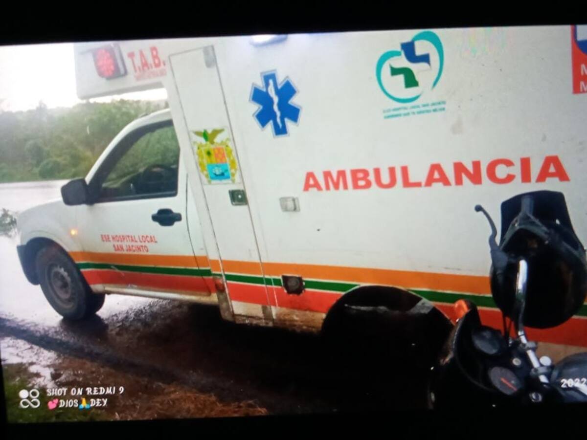 Murió adulto mayor tras accidente de ambulancia en carreteras de Bolívar