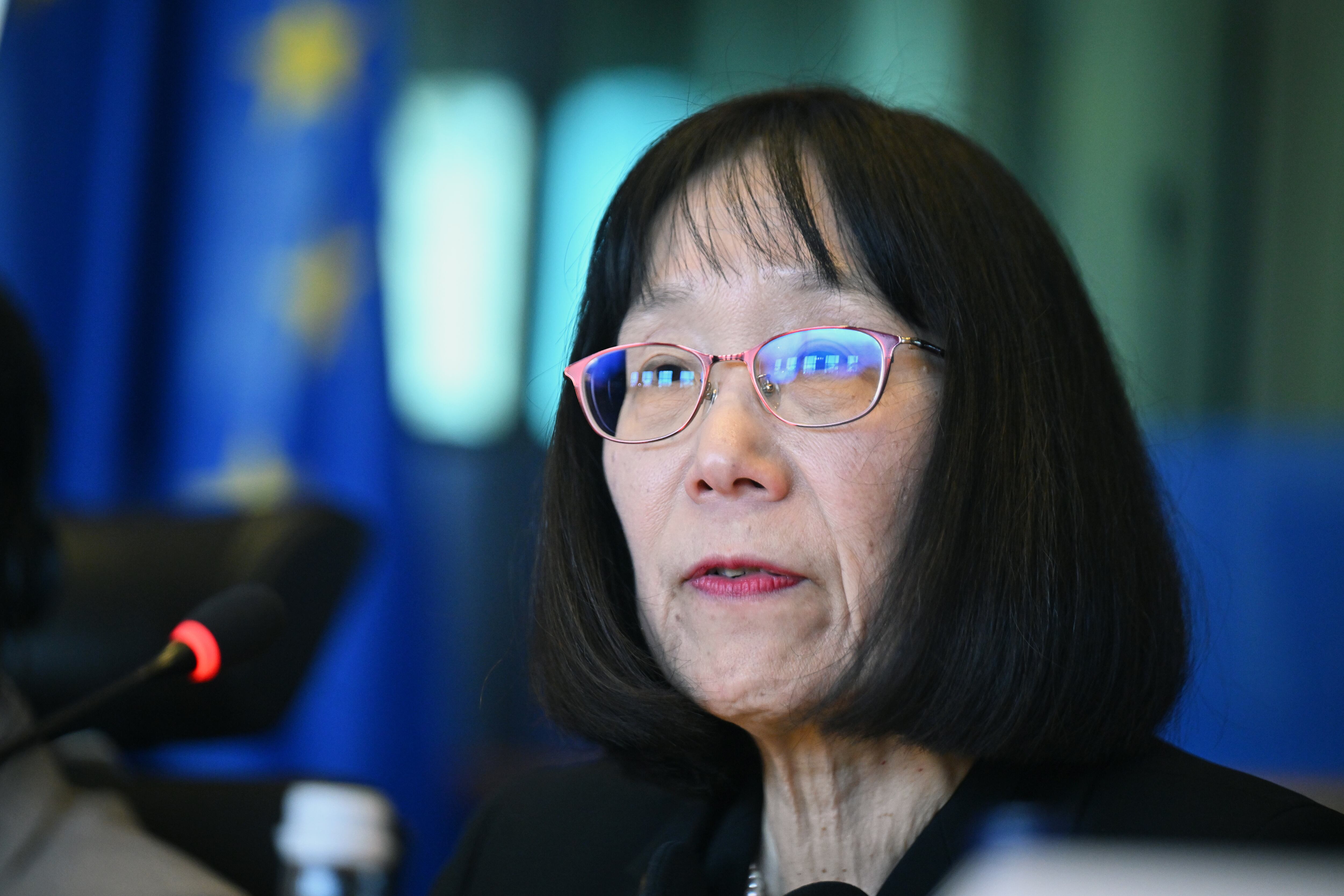 La presidenta de la Corte Penal Internacional, Tomoko Akane.
(Foto: Dursun Aydemir/Anadolu via Getty Images)
