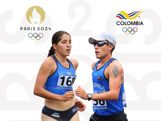 Laura Chalarca y César Herrera, clasificados a los Juegos Olímpicos / Comité Olímpico Colombiano.