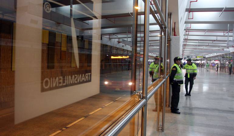 Imagen de la estación "Museo Nacional" que conecta el servicio de Transmilenio con el trayecto de la carrera séptima.