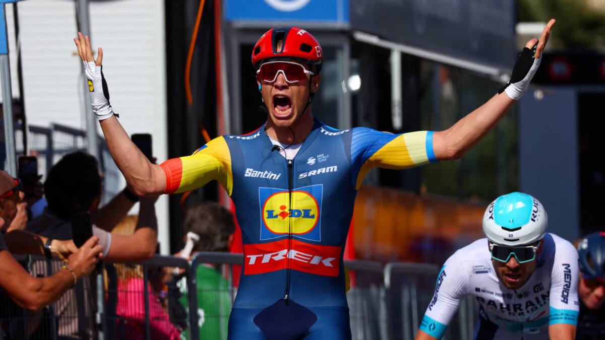 Jonathan Milan se sacó la espina y logró el triunfo en la cuarta etapa del Giro de Italia
