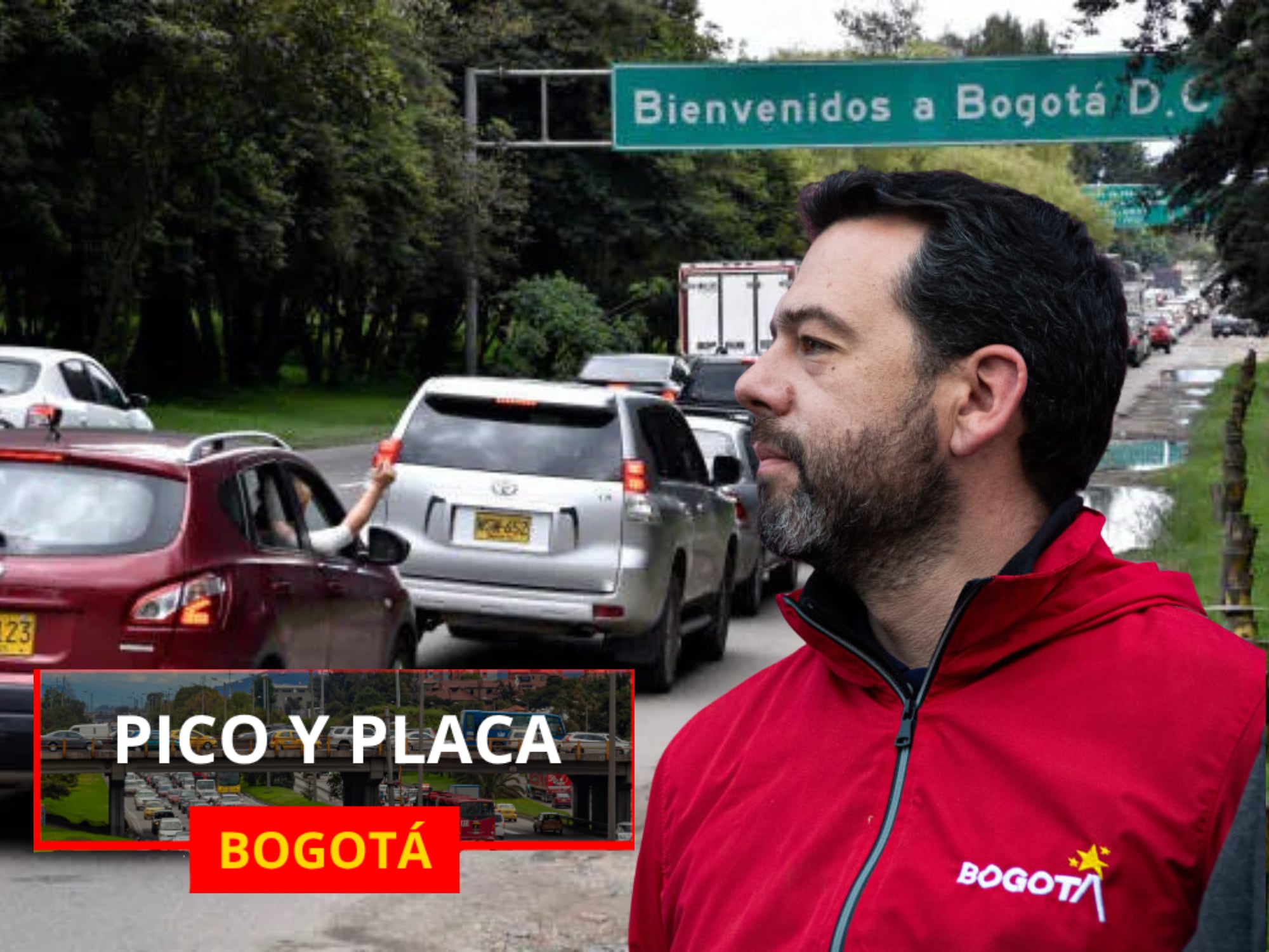 Pico y placa en Bogotá. Fotos: Getty Images.
