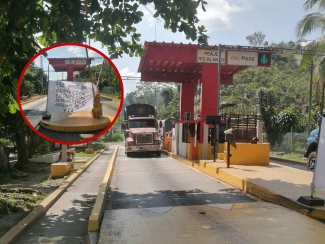 Protesta en el peaje de El Playón completó 14 días ¿Qué exige la comunidad?