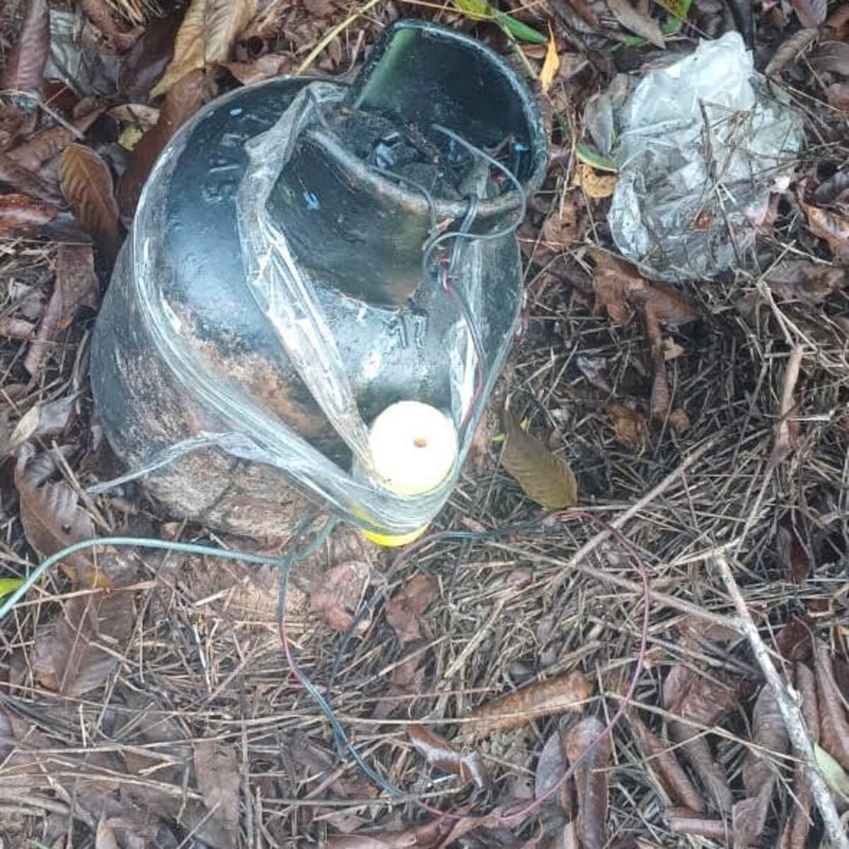 Artefacto explosivo fue hallado y destruido en vía entre Remedios y Caucasia, Antioquia