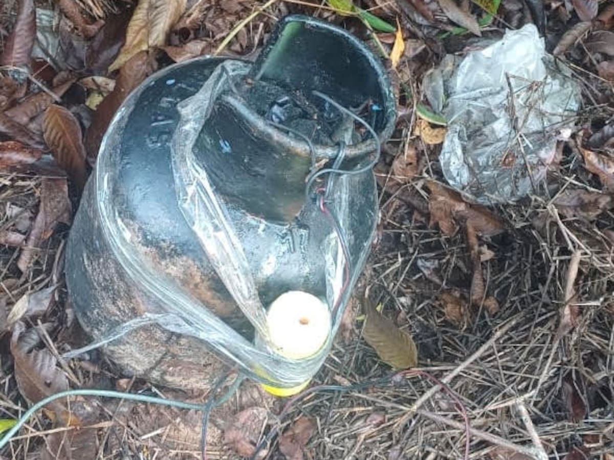 Artefacto explosivo fue hallado y destruido en vía entre Remedios y Caucasia, Antioquia