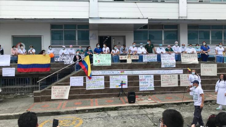 Liliana Cataño, enfermera hospital La Misericordia