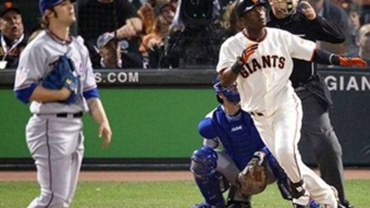 Rentería héroe de los Gigantes en la Serie Mundial de Béisbol