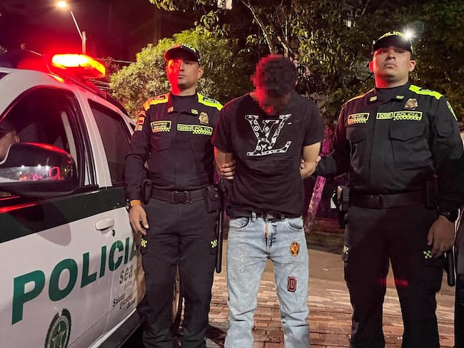 Capturado acusado de cometer ocho robos a almacenes de cadena- foto Policía Metropolitana