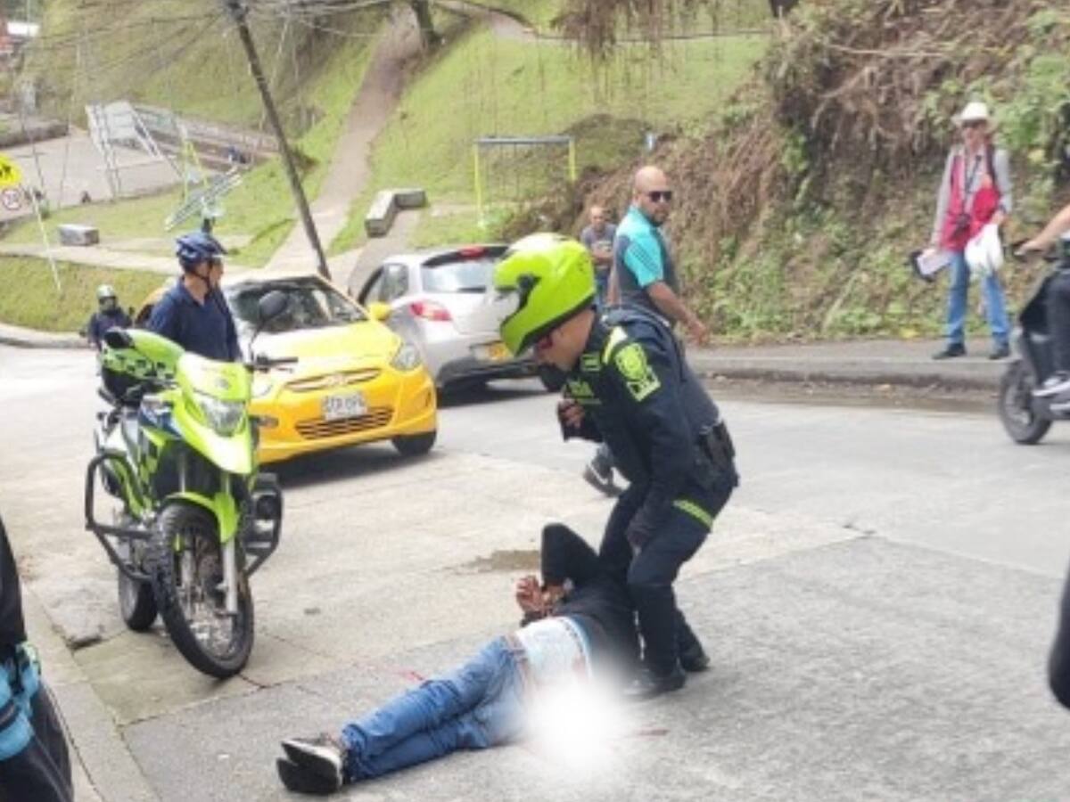 Hombre que intentó robar una barbería, murió tras persecución de la Policía en Manizales